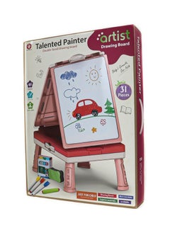 Bei Di Yuan Toys 31-Piece Double-Faced Drawing Board Talented Painter 050-18 