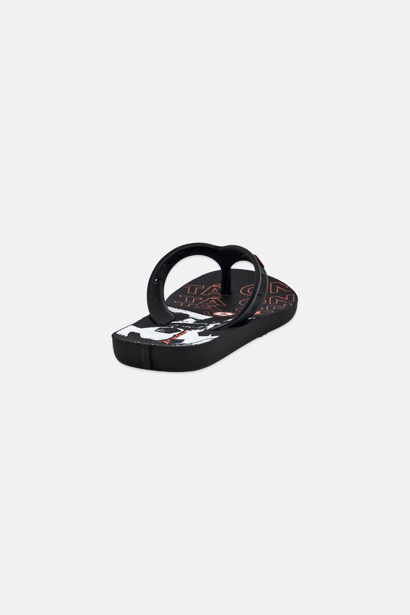 RIDER Kids Boy Slip On Slippers, Black - Image 4