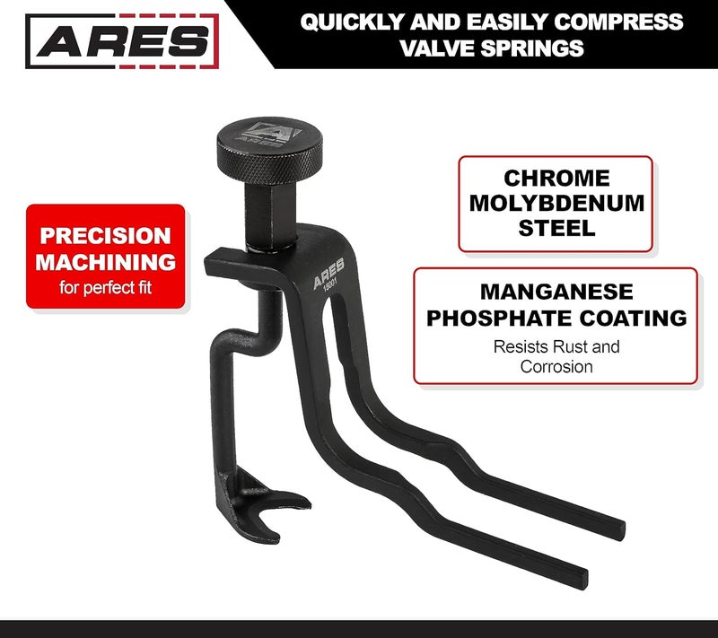 ARES 15001 - Valve Spring Compressor for Ford - Compresses Valve Springs for Ford 3-Valve 4.6-Liter, 5.4-Liter, and 6.8-Liter Engines - Service Camshafts, Valve Springs, Valve Seals, Retainers - Image 3