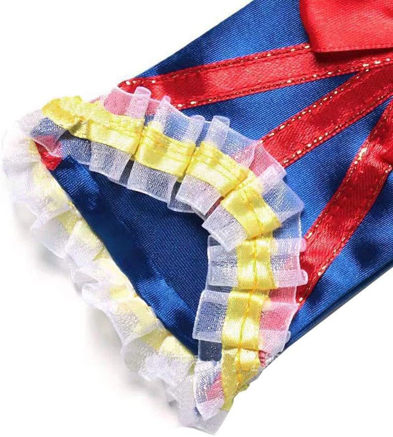 Yosbabe Princess Snow White Costume Dress up Accessories for Girls Princess Snow White Cosplay Party Favors Christmas Gifts Set Including Crown Hair Bow Gloves Accessories - Image 5