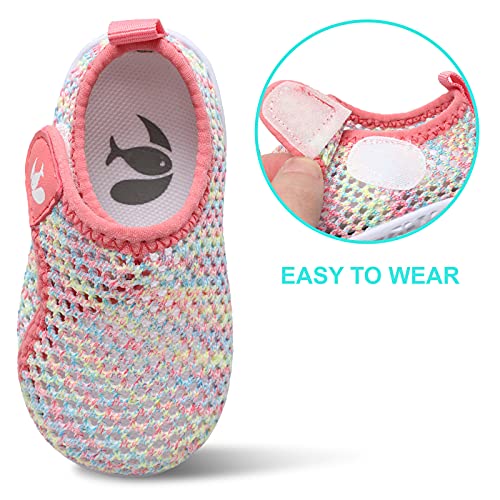 FEETCITY Baby Water Shoes Breathable Mesh Sneakers Beach Aqua Socks Boys Girls Shoes 12-18 Months Infant - Image 5