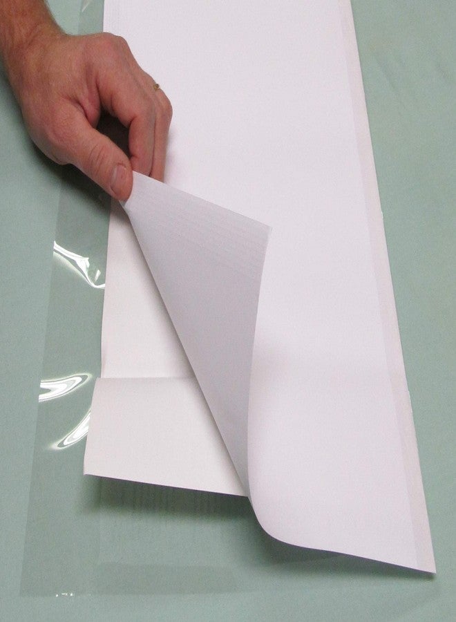 Brodart 5 Pack 12" x 26" Brodart Just-A-Fold III Archival Book Covers - Adjustable, Clear Mylar - Image 3