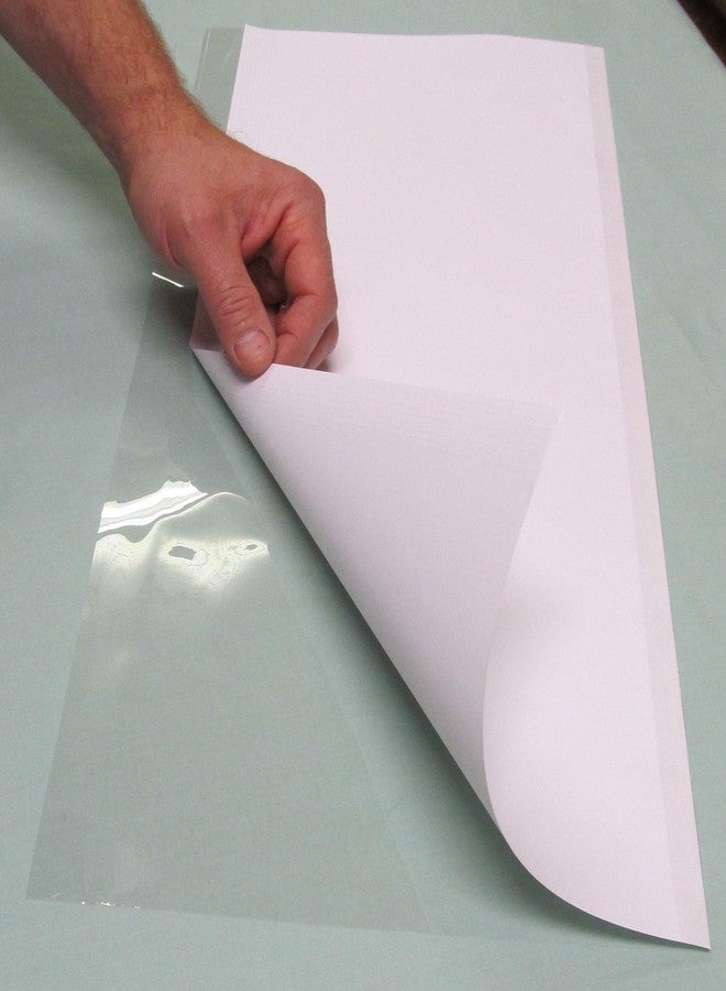 Brodart 5 Pack 12" x 26" Brodart Just-A-Fold III Archival Book Covers - Adjustable, Clear Mylar - Image 2