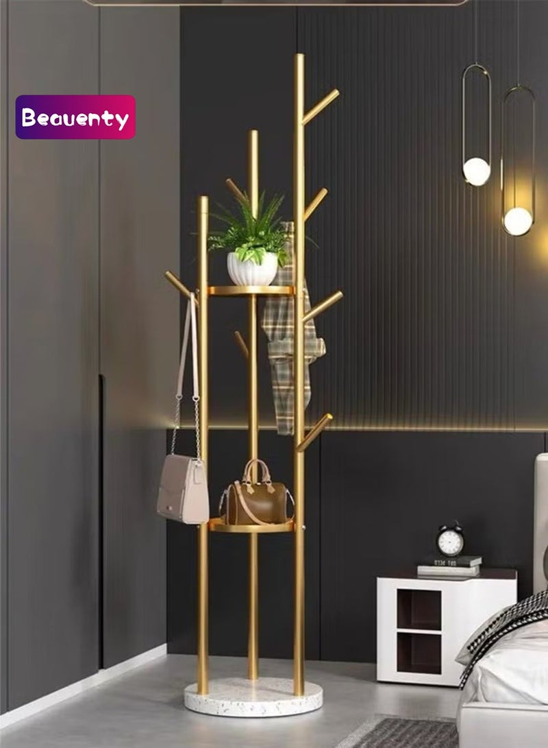 Beauenty Clothes hanger and rack, with a modern and elegant design- golden colour - Image 1