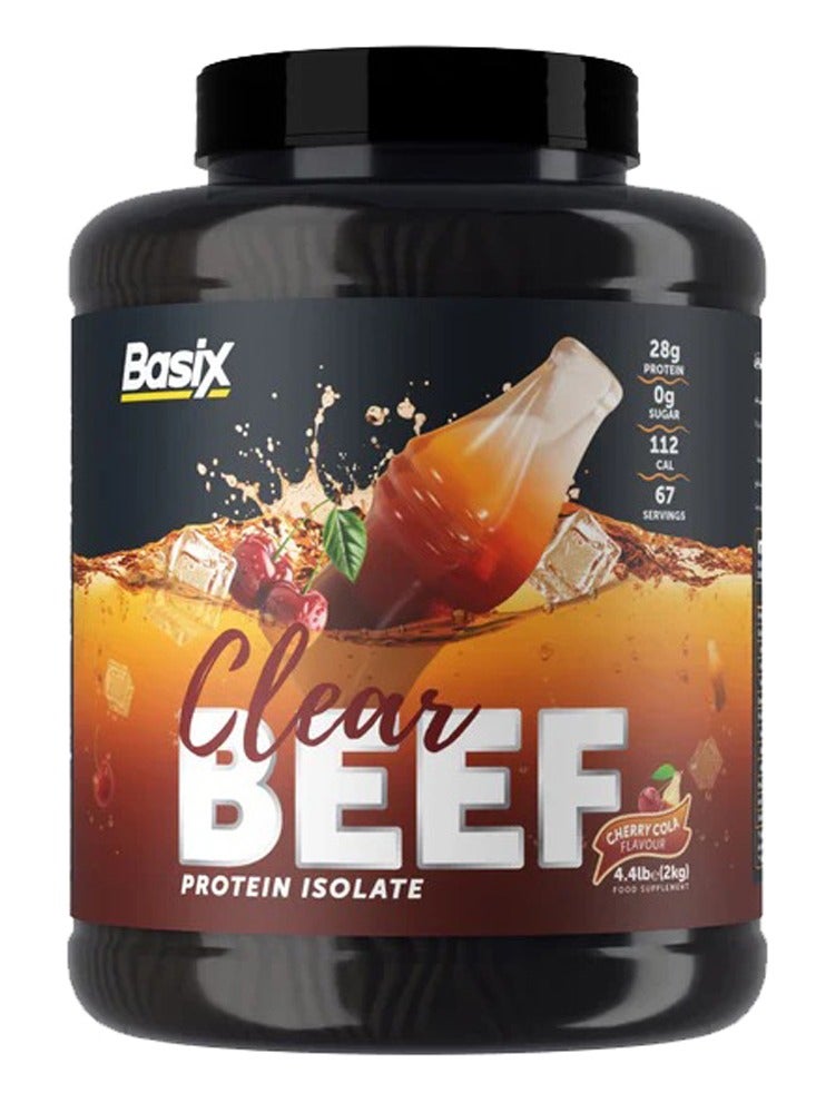 Basix Clear Beef Protein Isolate - Cherry Cola - (4.4 lb) - Image 1