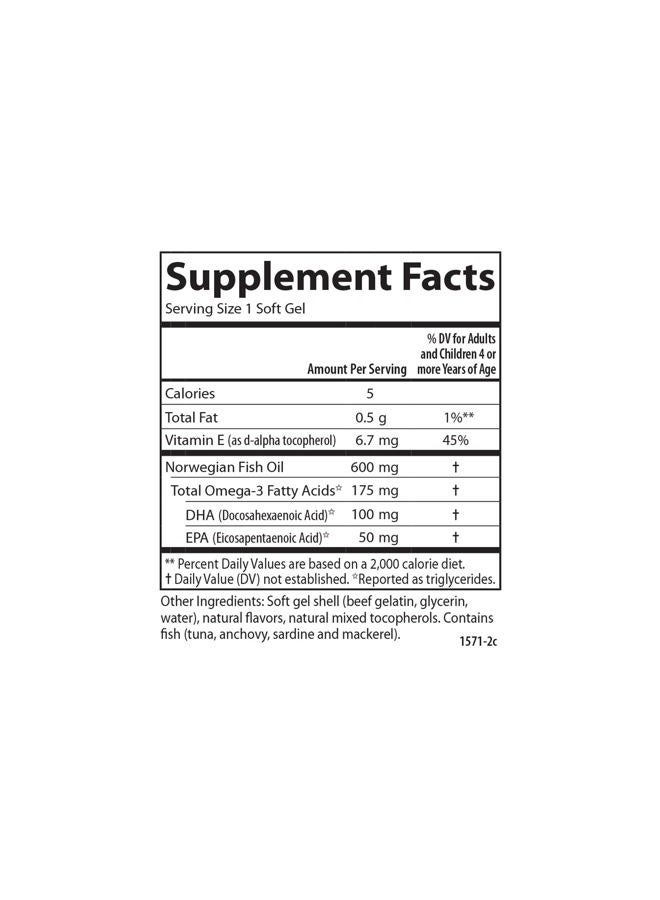 Carlson Kid's Chewable DHA, 100 mg DHA, Brain Health, Vision Function, Growth & Development, Orange, 120 Chewable Softgels - Image 4