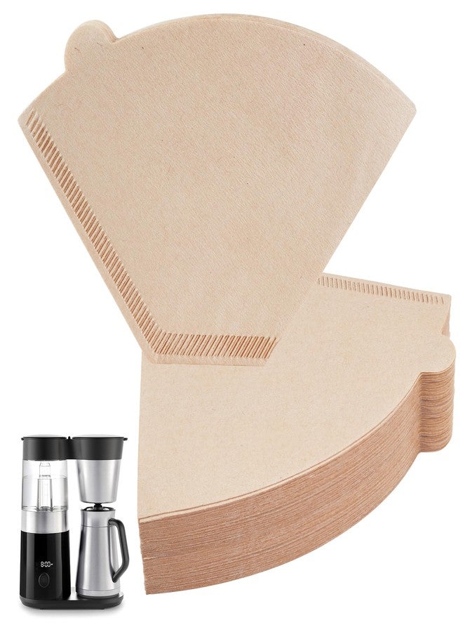 brikinte Coffee Filters #4 Compatible with OXO Coffee Maker, 100 Pcs Disposable Unbleached Cone Filter Paper for OXO Brew 9 Cup - Image 1