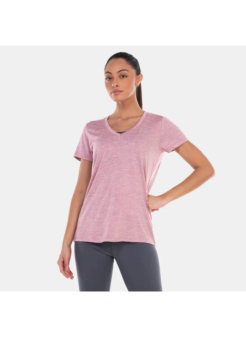 UNDER ARMOUR Women's Tech™ Twist V-Neck Training T-Shirt