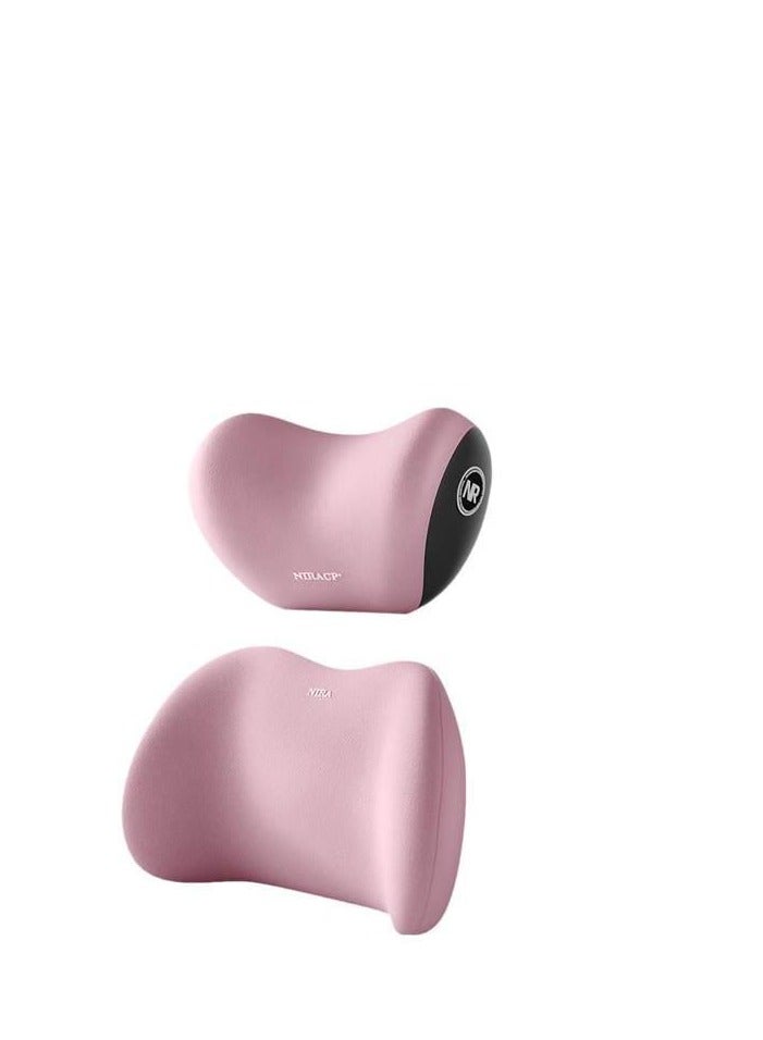 Foam Pillow Lumbar Support and Headrest Cushions for Car - Comfortable Memory Foam Pillows for Car and Office.1 -Lumbar Support Pillow 1- Headrest Pillow - Image 3