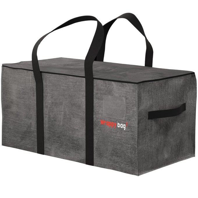 PACK OF 4 XXL STORAGE BAGS LARGE SIZE BAG FOR HOUSE MOVES OR TRAVEL SOLID THICK AND AIRTIGHT BAG WITH REINFORCED HANDLES CLOTHESDUVETCUSHION 75 X 36 X 38 CM