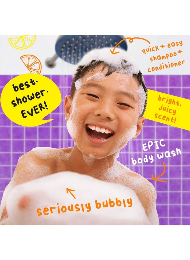 مستر. بابل شامبو وبلسم غسول الجسم 3 في 1 بالحمضيات الروحية بالإضافة إلى فيتامين C لتقوية وتجديد الشعر والجسم 3 عبوات - Image 5