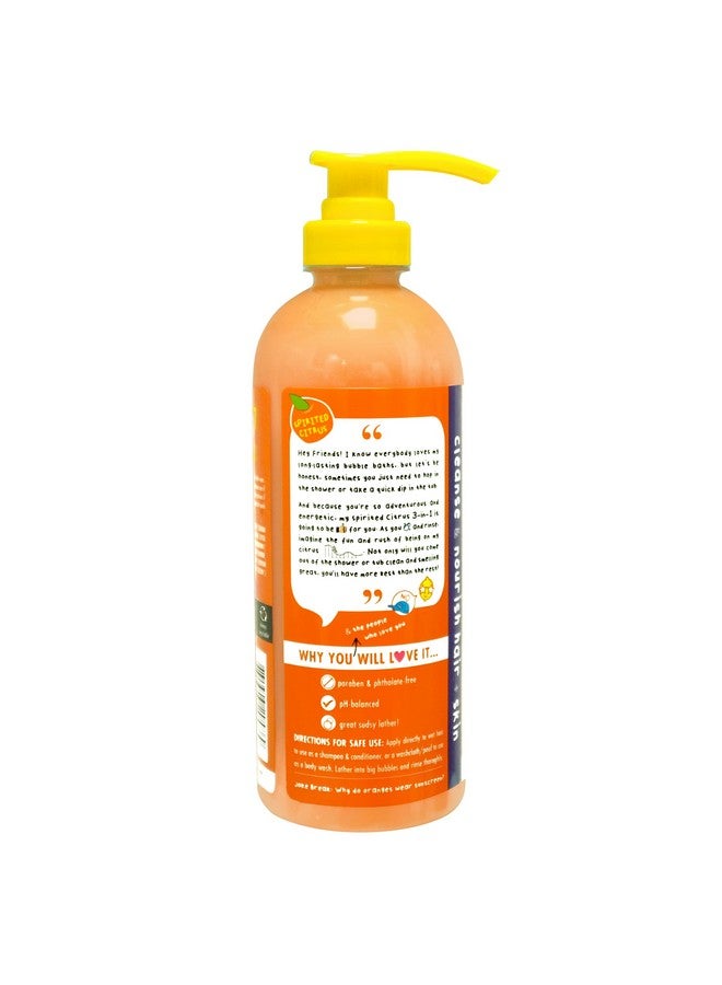 مستر. بابل شامبو وبلسم غسول الجسم 3 في 1 بالحمضيات الروحية بالإضافة إلى فيتامين C لتقوية وتجديد الشعر والجسم 3 عبوات - Image 2