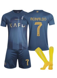 Generic Costume Set Cosplay Sports Training Suit, Cristiano Ronaldo No #7 Soccer Jersey, Kids & Youth Sizes Tracksuits 22 Yard  - Image 1