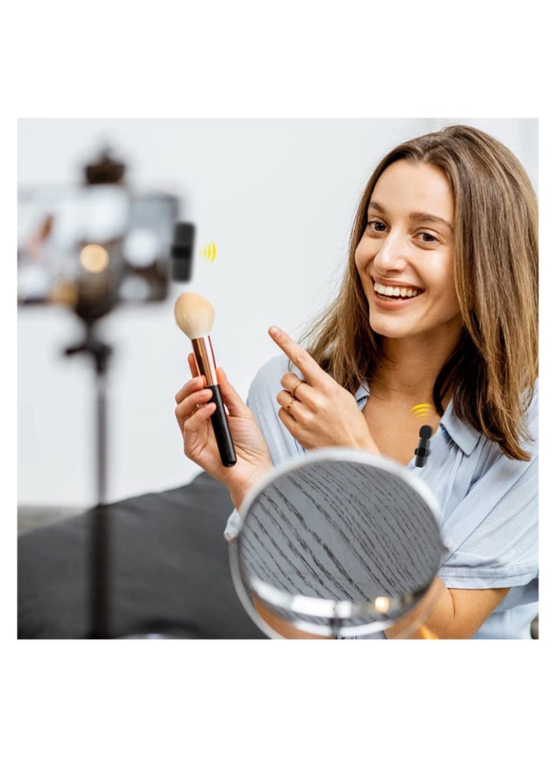 ELTRAZONE 2 in 1 iphone or type-c Wireless Lavalier Microphone For IPhone, Plug Play, Portable Audio Video Recording Mic for Youtube, Live Stream, Vlog, Interview, Laptops PC  - Image 4