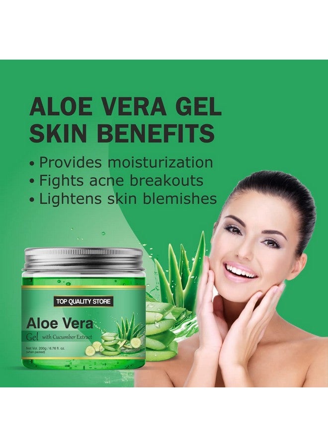 Top Quality Store Pure Aloe Vera Gel for glowing Face, Skin & Hair Care Gel - Image 3
