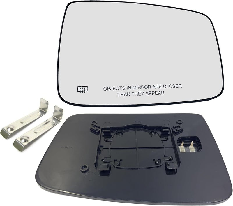 Danbojit Ram Passenger Right Side Heated Mirror Glass Compatible with 2009-2018 Dodge Ram 1500 2500 Right Power Heated Convex Mirror Glass 68050298AA, 68079362AA - Image 1
