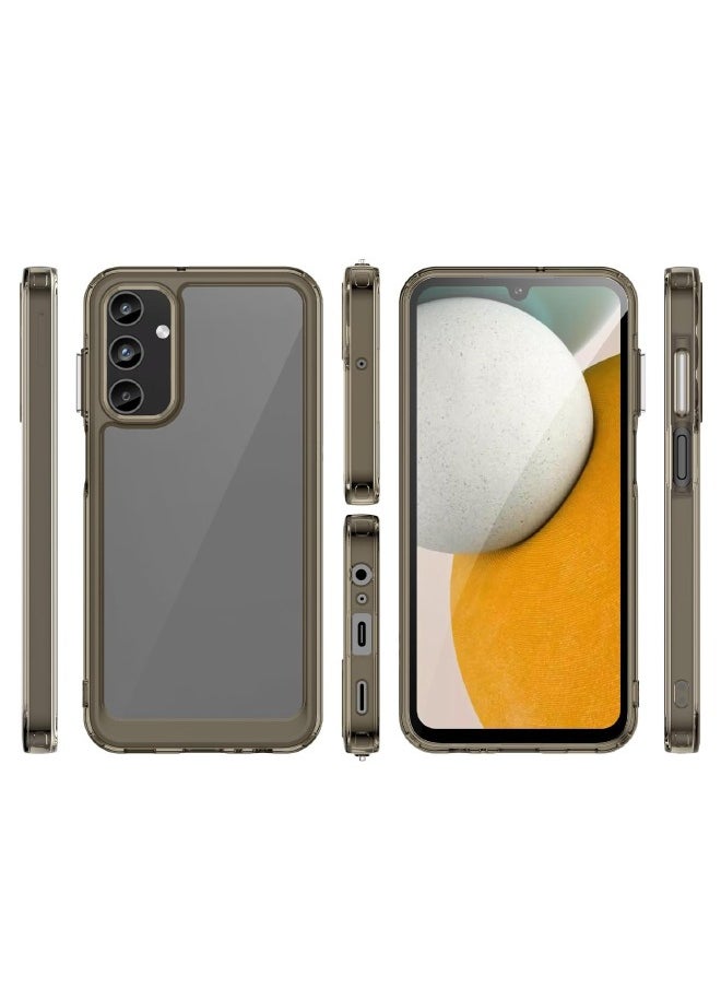 RUGGED SHIELD - Samsung Galaxy A15 Case, Slim Thin Hard PC Back Panel + Soft TPU Soft Edge, Fashion Shock-Absorption Anti-Drop Protective Case Cove for Samsung Galaxy A15 4G/5G (Grey) - Image 1