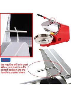 Yolu Electric Ice Shaver Crusher Machine for Home, 300W Snow Cone Maker Shaved Ice Maker  - Image 5