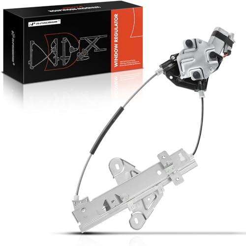 A-Premium منظم نافذة كهربائية A-Premium مع محرك متوافق مع كرايسلر سيبرينغ دودج ستراتوس 2001-2006 سيدان الجهة الخلفية اليسرى للسائق - Image 1