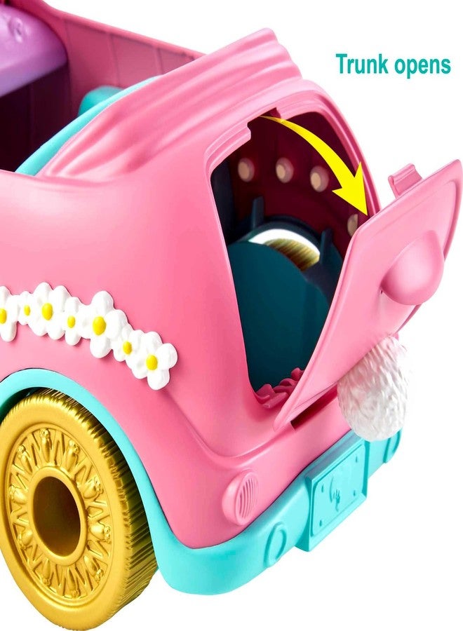 ENCHANTIMALS Mattel Enchantimals Bunnymobile Car (10.2-in) 10-Piece Set with Doll, Bunny Figure, and Accessories, Great Toy for Kids Ages 3 and Up - Image 3