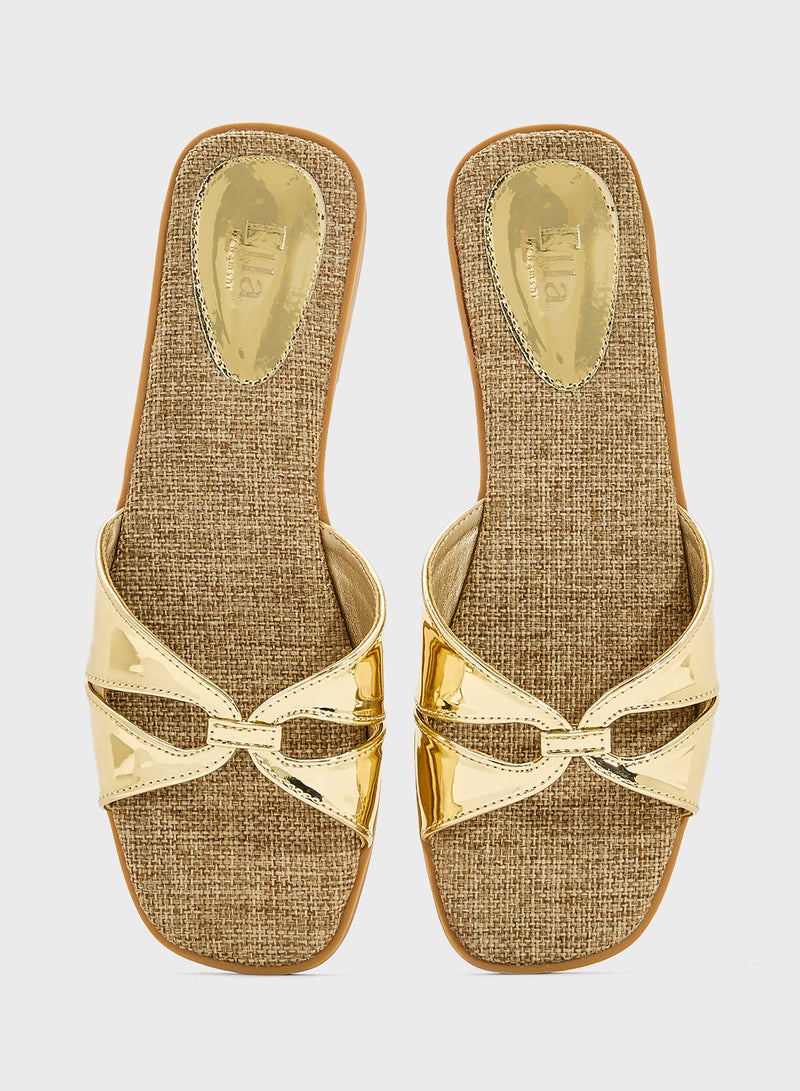 ELLA Ladies Flat Sandal  - Image 4