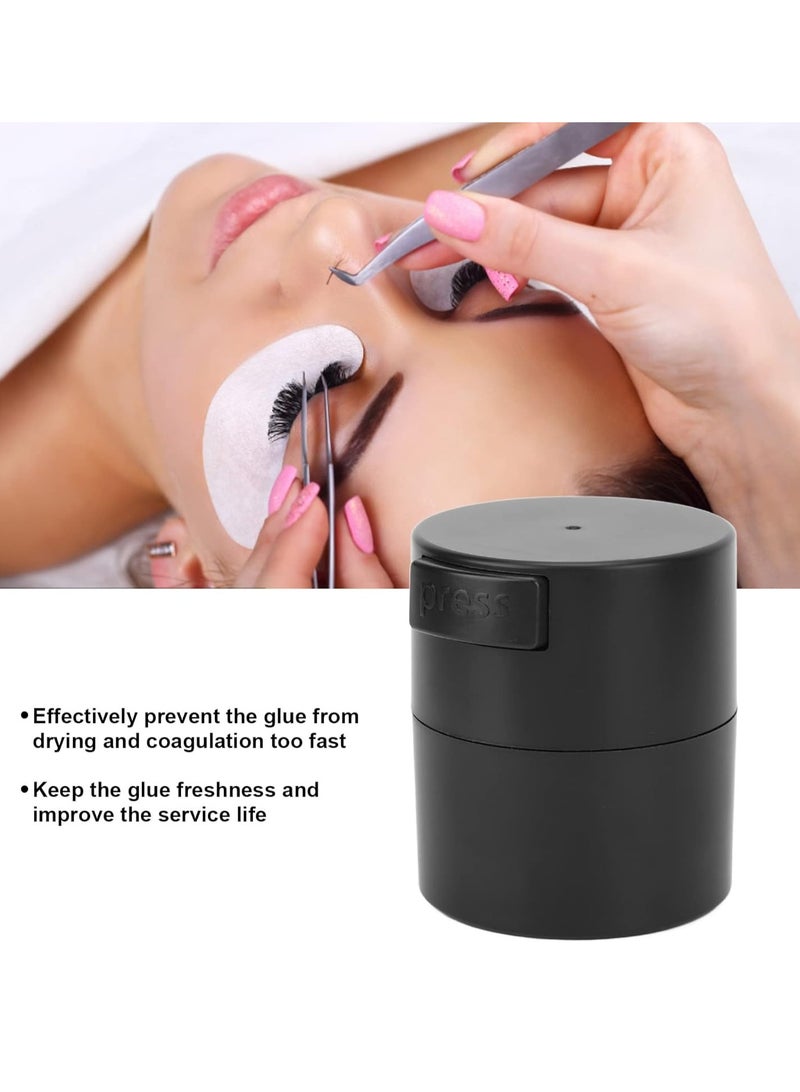 عام صندوق تخزين لاصق الرموش للماكياج، عبوة سعة كبيرة لتمديد الرموش بسعة قابلة للتحكم السلبي. - Image 3
