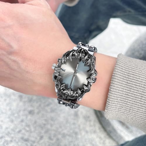 PINTIME Watch for Men – Unique Stainless Steel Wristwatch,Classic Waterproof Quartz Movement with Luminous Dial & More Options - Image 5