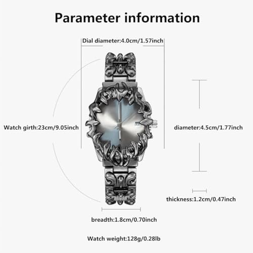 PINTIME Watch for Men – Unique Stainless Steel Wristwatch,Classic Waterproof Quartz Movement with Luminous Dial & More Options - Image 3