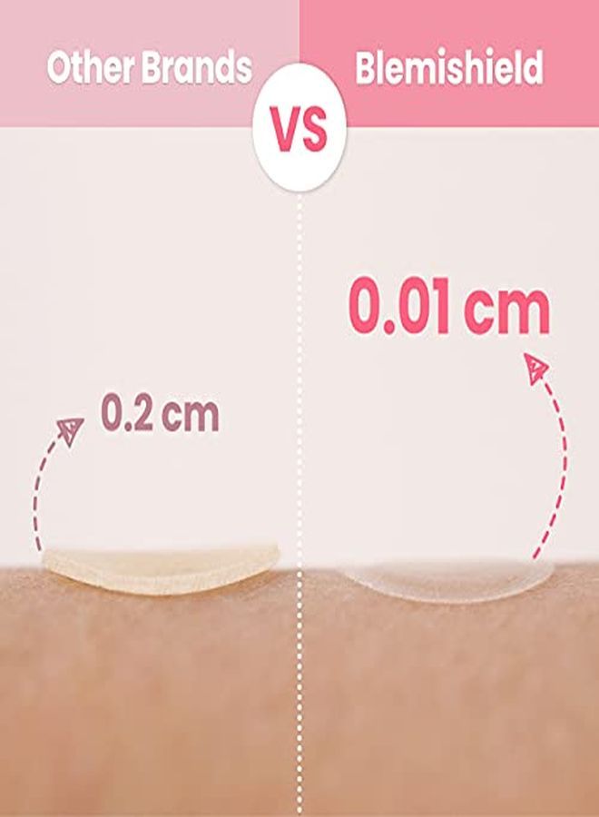 Glam Up Hydrocolloid Acne Patches (72 Counts) Invisible Spot Cover For Fast Healing, Absorbing Pimple Treatment Facial Stickers For Zit And Blemishes, 2 Sizes 10Mm & 12Mm  - Image 4