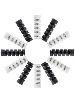 Generic 12-Pack Silicone Charging Cable Protectors | Spiral Cord Saver for Micro USB/Mouse Cables | Fits Phones, Computers & Chargers  - Image 1
