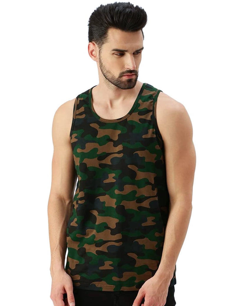 Veirdo Men Sleeveless Tshirt, Vest for Men, Cotton Sando for Gym, Cycling, Running, & Other Sports - Image 1