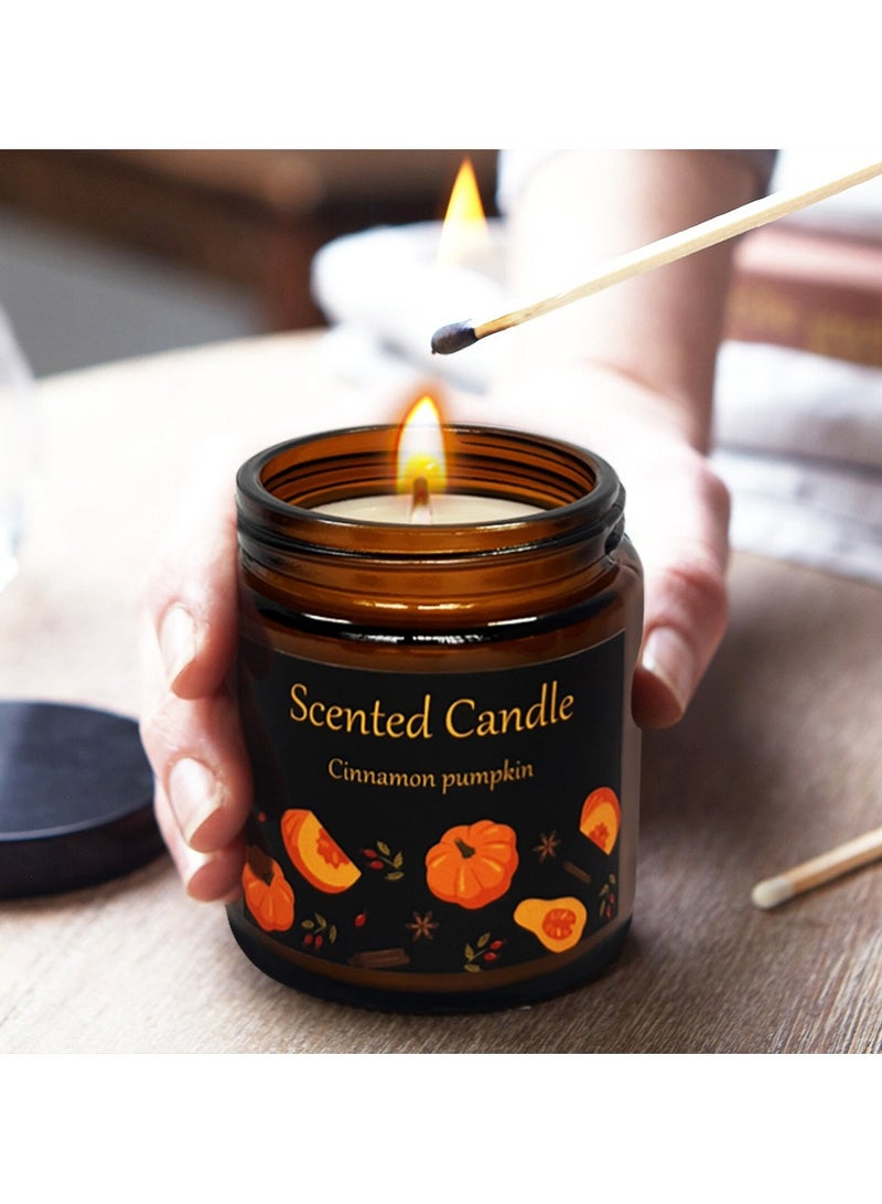 جنرال مجموعة من 6 شموع معطرة، شموع معطرة بيتية مبتكرة، مجموعة شموع معطرة من الصفائح الصويا  - Image 4