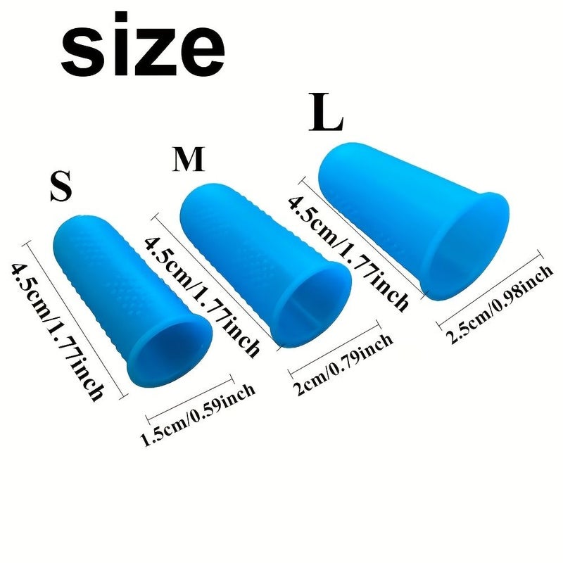 15pcs Silicone Finger Sleeves For Increasing Friction Firm Grip Multicolor Anti Slip Finger Covers 3 Large 9 Medium 3 Small - Image 4