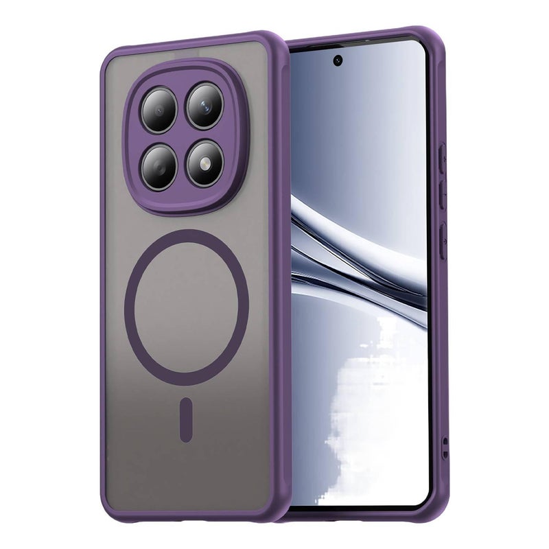 BB غطاء MagSafe بTPU+PC لـ Redmi Note 15 Pro مع مقاوم للصدمات وحماية من السقوط مع مقاوم للصدمات مع حامل قائم مع مغناطيس قوي باللون أزرق مغناطيسي بوظيفة حامل من مادة TPU باللون الأزرق. - Image 3