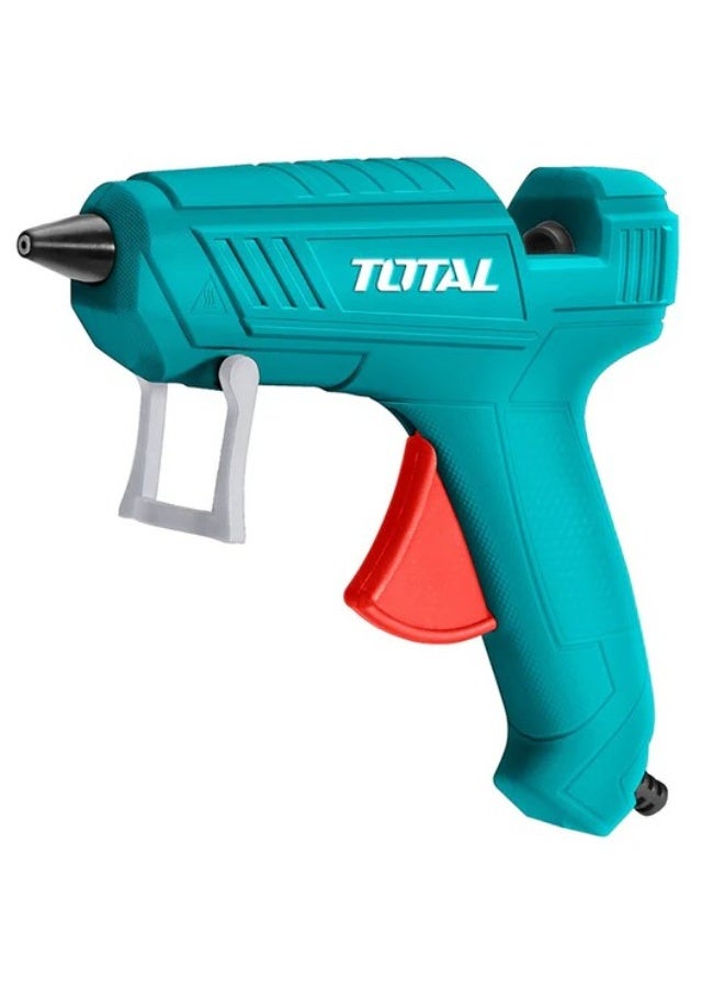 TOTAL 100W Hot Glue Gun – High-Power Electric Adhesive Tool for DIY Crafts, Woodworking, Home Repairs, Industrial Projects, and Multi-Surface Bonding - Image 1