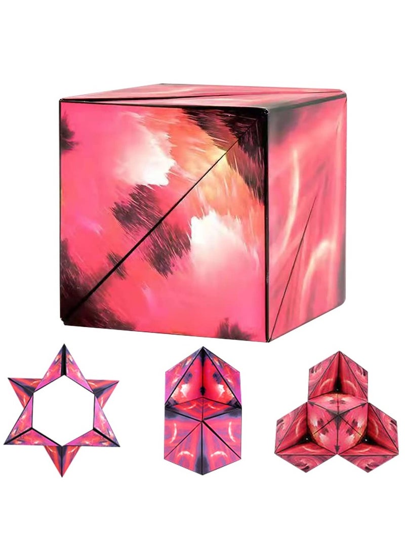 HEXABEX مكعب صندوق الشكل المغناطيسي المتغير 3D تدريب التفكير الفضائي لعبة أطفال حمراء - Image 2