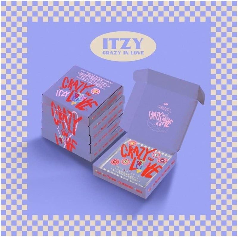 Beautzilla JYP Ent. ITZY - CRAZY IN LOVE [Random Ver.] (Vol.1) Album+Extra Photocards Set - Image 1