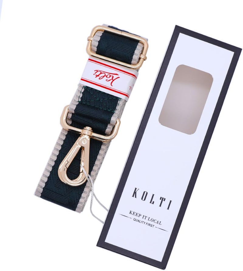 Kolti Purse Strap Replacement Crossbody Handbag Stripe Wide Adjustable - Image 2