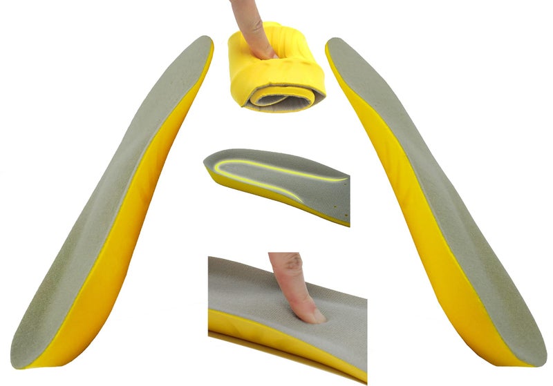 Happystep Memory Foam Insoles with Arch Support, Cushioning, and Shock Absorption - Relieve Plantar Fasciitis and Foot Pain, Comfort Everyday Shoe Insoles for Men & Women (US W: 5-6) - Image 5
