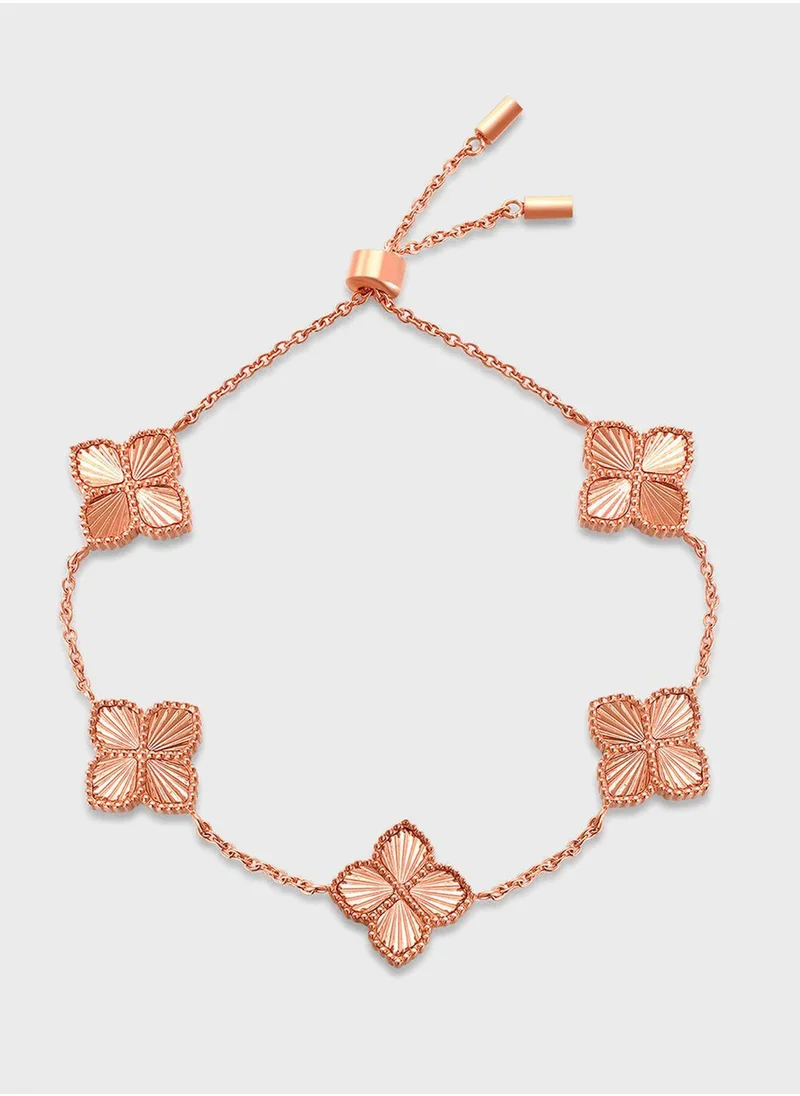 MINIMALIST Floral Necklace And Earrings Set