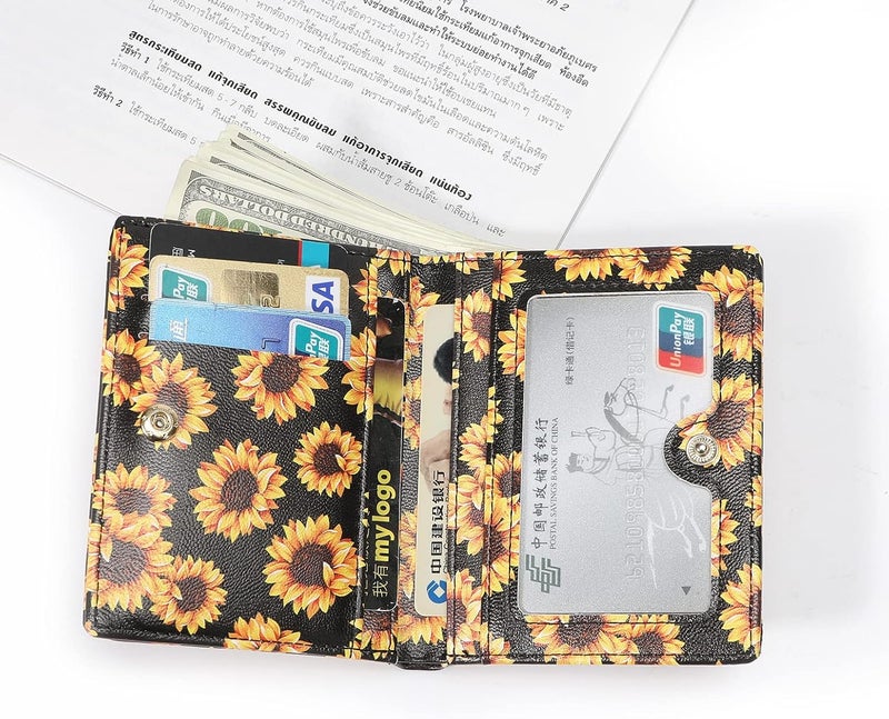 AnnabelZ Women Wallets Small Bifold Leather Pocket Wallet Ladies Mini Short Purse - Image 2