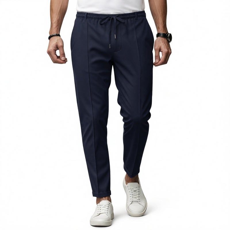 Casual Fit Long Pants for Men, Business Style, Relaxed Fit, Large Size - Image 1