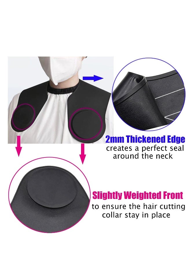 Hair Cutting Guide Collar, Silicone Waterproof Cutting Cape, for Hair Stylist Hair Cutting Mat, for Shoulders Hair Cut Mat with Guidelines Weighted Neck Wrap, Suitable for Salon Home Large - Image 4