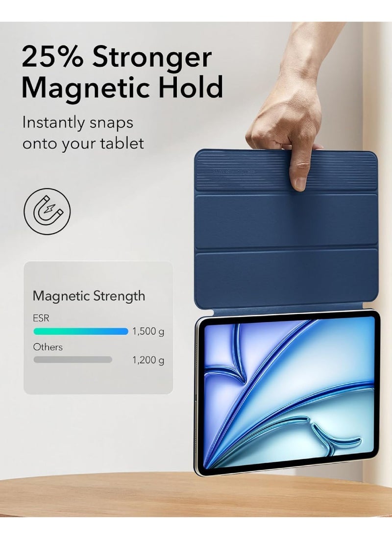 Captaintech iPad Pro 11 M4 Case (2024) – Magnetic Trifold Stand with Pencil Pro/USB-C Support, Slim Durable Protection (Rebound Series) - Image 4