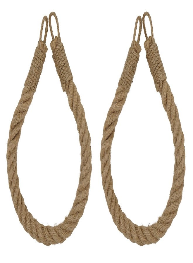 CATOSUM 2 x Nautical Ropes for DIY Toilet Paper Holder, Towel Ring, Vintage Wall-Mounted Towel Rack as Ocean Beach Home Bathroom Decor(Only Rope, 20 inches) - Image 1