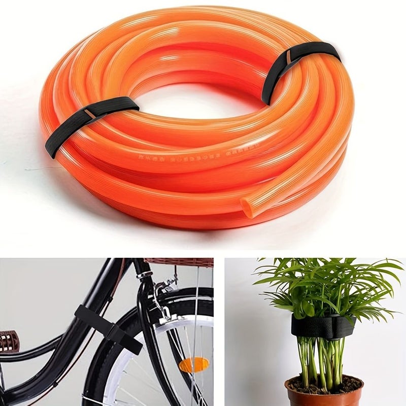 Nylon Reusable Double Sided Hook Straps 0.79inch for Cable Organization Home Storage Solutions - Image 4