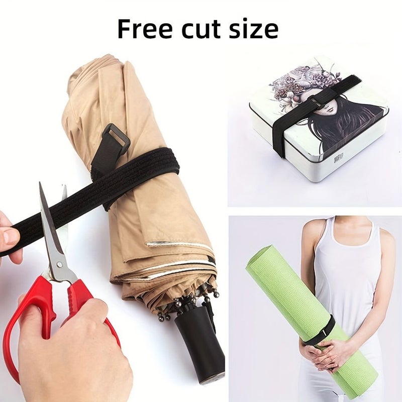Nylon Reusable Double Sided Hook Straps 0.79inch for Cable Organization Home Storage Solutions - Image 3