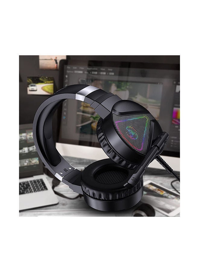 NIBEMINENT Gaming Headset With Microphone RGB For HXSJ PS4/PS5/XOne/XSeries/NSwitch -wired - Image 5