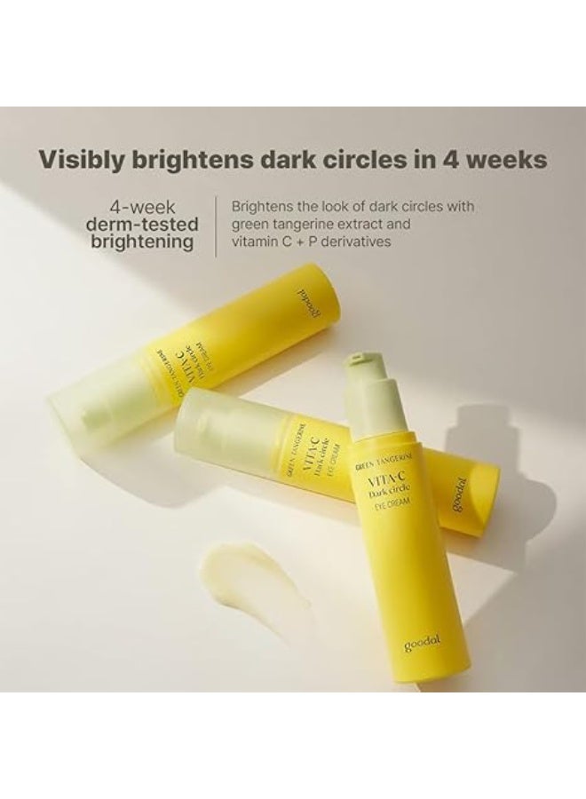 كريم جودال الأخضر باليوسفي وفيتامين سي للهالات السوداء حول العينين | علاج مكثف للهالات السوداء ومرونة البشرة، لطيف، غير مهيج، مضاد للشيخوخة والتجاعيد - Image 3