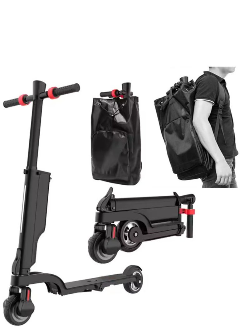 Generic - X6 Backpack E-Scooter – Ultra Compact Electric Scooter,25KM/H Speed, IPX4 Water-Resistant, Dubai Metro-Tram-Friendly with Up to 20KM Range - Image 1